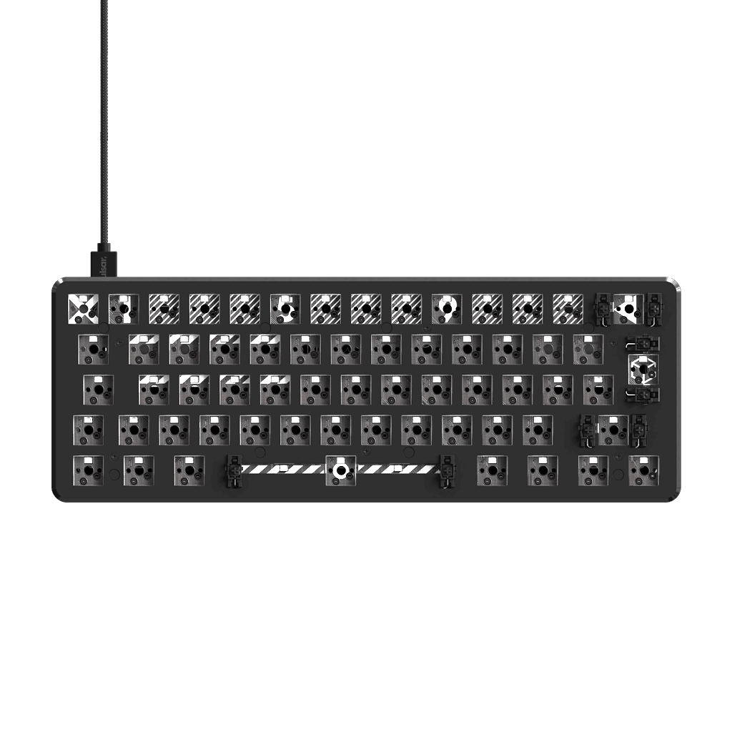 ISO Certified 60% PCMK Mechanical Gaming Keyboard - Compact & Portable for PC, Mac, Laptop Gaming and Office Work