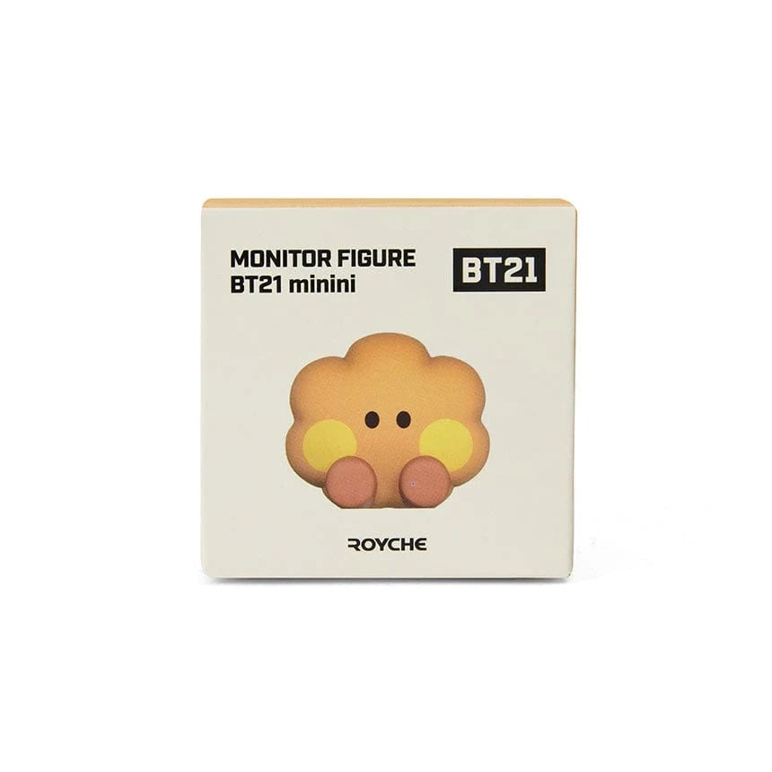BT21 Mini Monitor Figure - Shooky Collectible Toy for BTS Fans | Cute Desk Decor, Kawaii Room Accessory, K-Pop Merchandise Gift