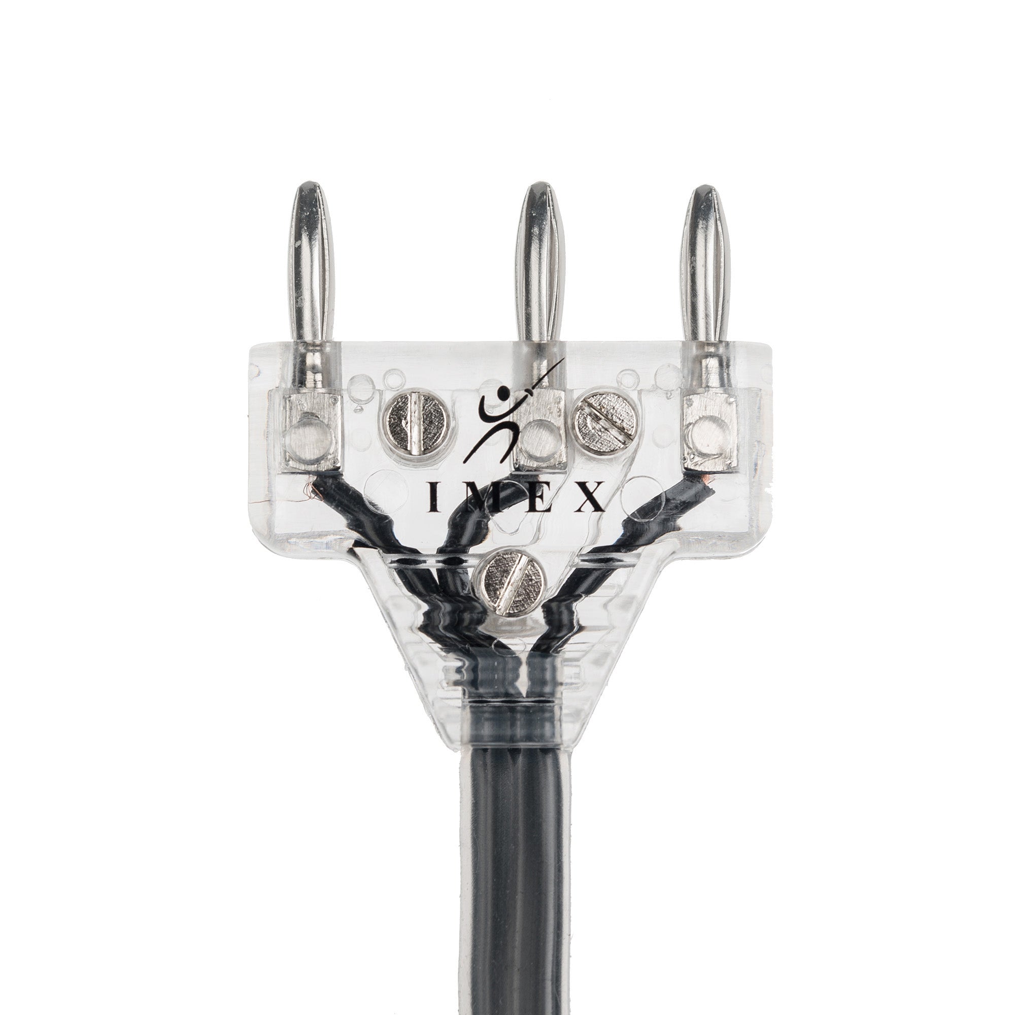 Imex 2 Pin Clear Bodywire Plugs - Perfect for Home, Office, and Studio Electrical Connections