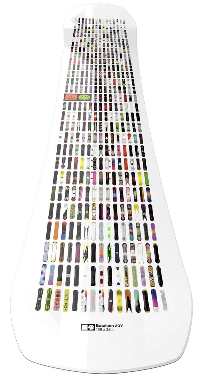 Bataleon 20Y Snowboard 2024 - All-Mountain Freestyle Snowboard for Men & Women | Perfect for Powder, Park & Pipe Riding | Best for Intermediate to Advanced Riders