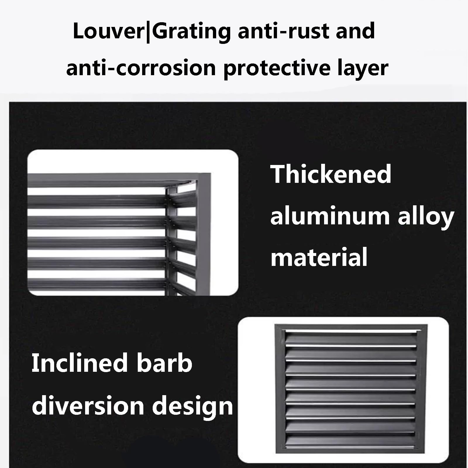 Durable Aluminum Outdoor AC Cover & Fence for Garden, Balcony, Wall, Courtyard – Weatherproof Protection for Air Conditioner Units & Trash Can Enclosures (Ideal for Home, Patio & Backyard Use)