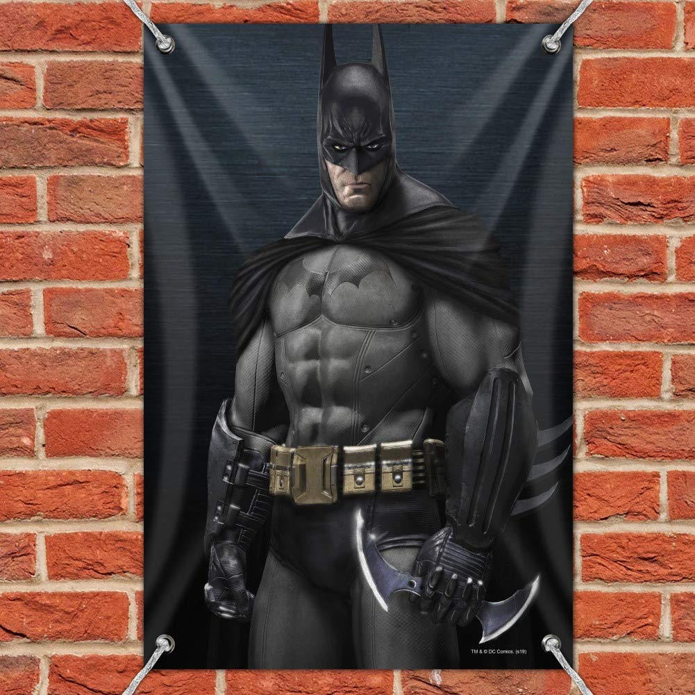 Batman Arkham Asylum Video Game Wall Art Sign - Premium Home & Office Decor for Gamers & DC Comics Fans - Perfect for Gaming Rooms, Man Caves & Collectors