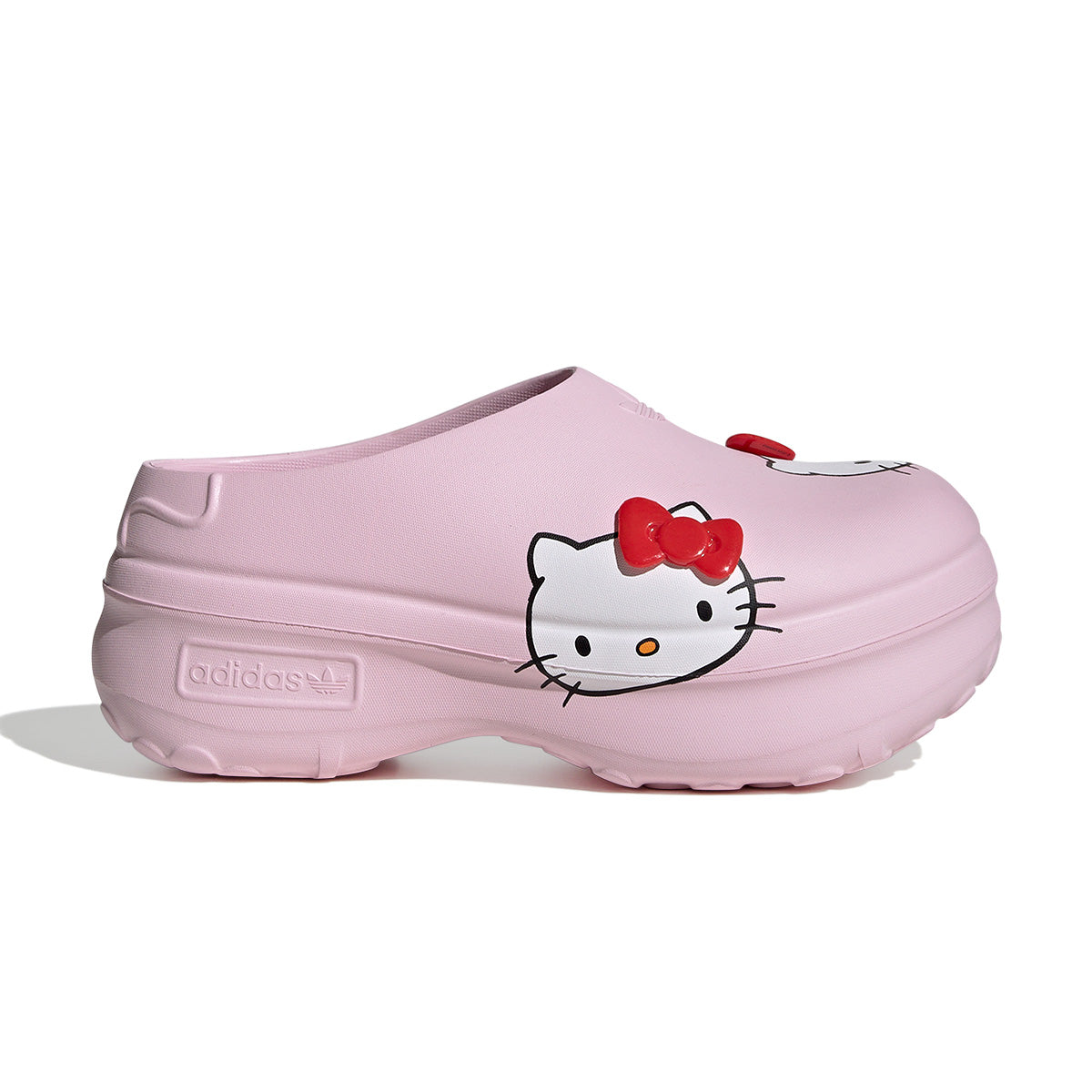 Hello Kitty Women's Adifom Mule Slides - Clear Pink Comfortable House Slippers for Women, Girls | Perfect for Home, Lounge, Dorm & Indoor Use