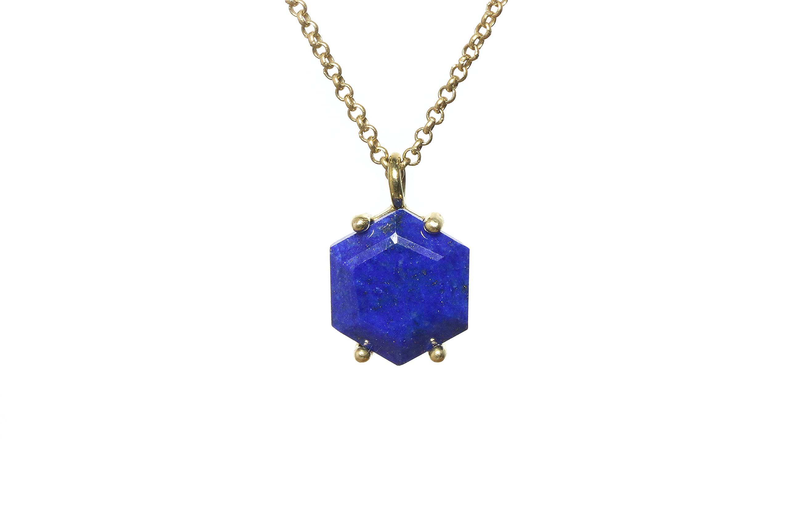 Deep Blue Lapis Lazuli Necklace for Women - Handmade September Birthstone Pendant, Unique Gemstone Statement Jewelry - Perfect Gift for Birthday, Anniversary & Special Occasions