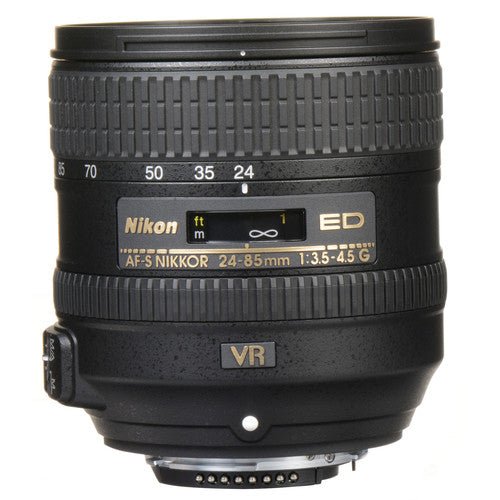 Nikon AF-S NIKKOR 24-85mm f/3.5-4.5G ED VR Lens for DSLR Cameras - Professional Zoom Lens with Vibration Reduction for Portraits, Travel & Low Light Photography