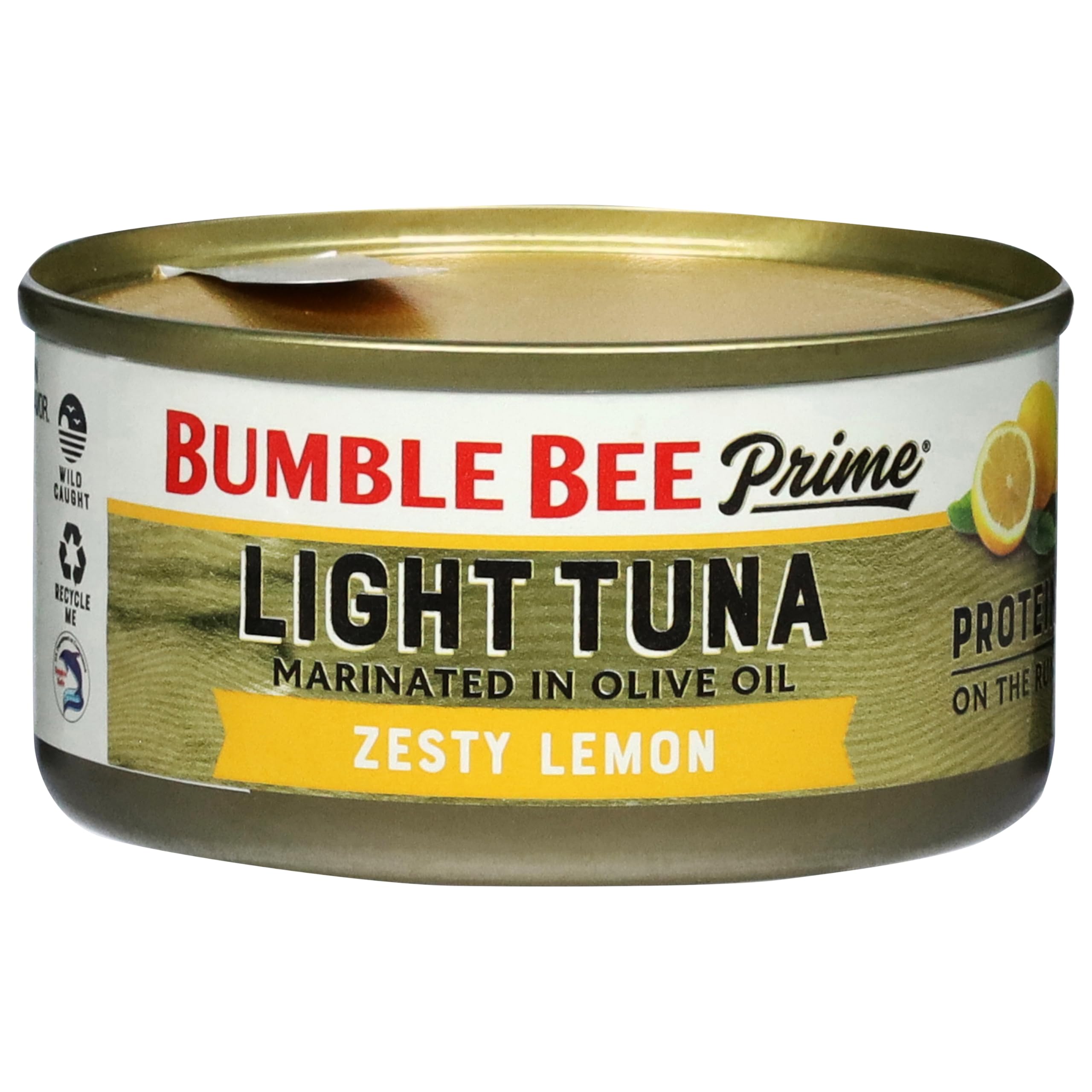 Bumble Bee Prime Protein Tuna Snack Kit - 12 Pack | Gourmet Olive Oil & Lemon Marinated Tuna with Crackers & Utensil | 19g Protein per Serving | Perfect for Office Lunch, Hiking & On-the-Go Snacking