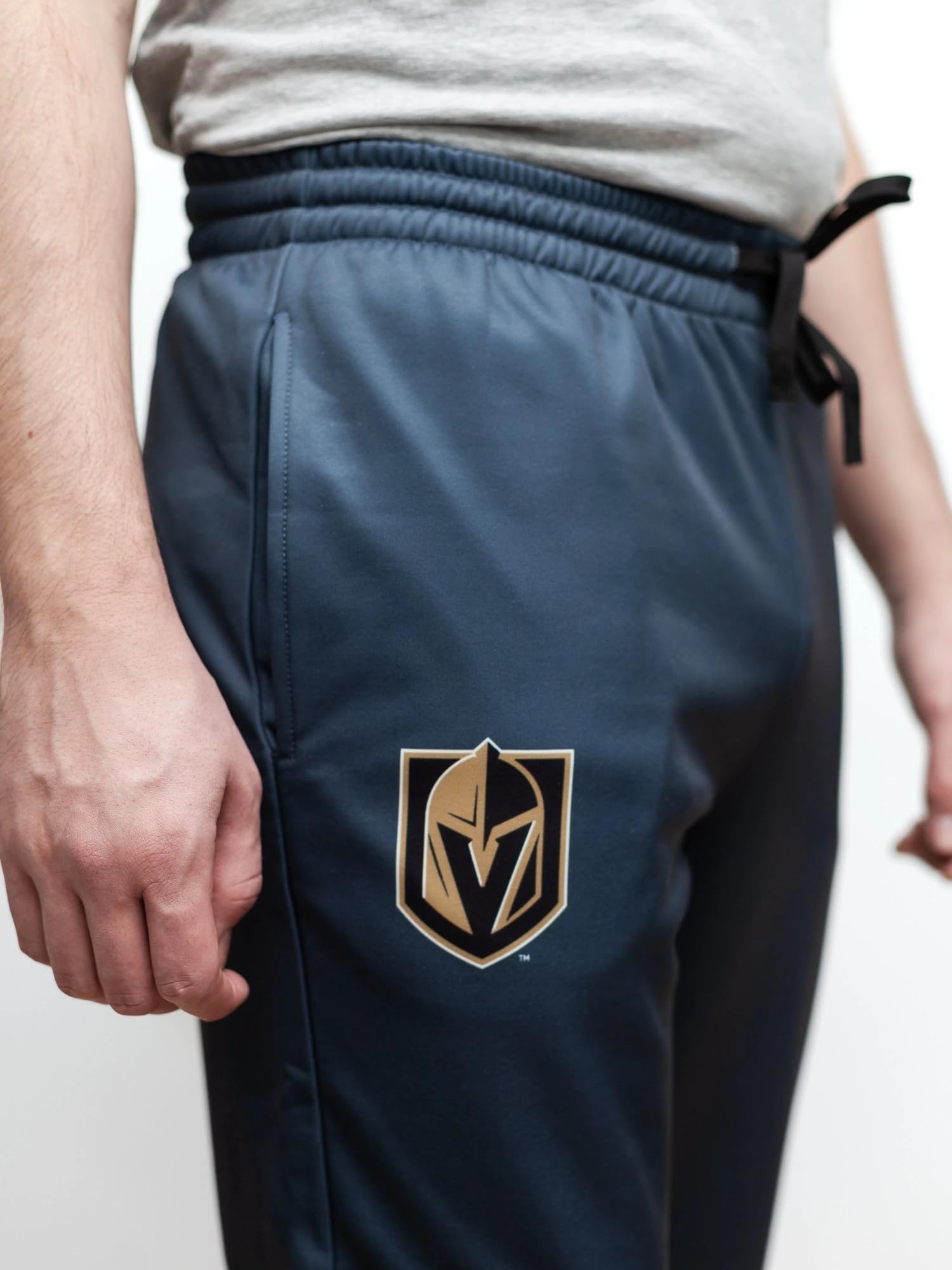 Calhoun NHL Vegas Golden Knights Hockey Jogger Sweatpants for Men - Comfortable Athletic Lounge Pants for Game Day, Workout & Casual Wear