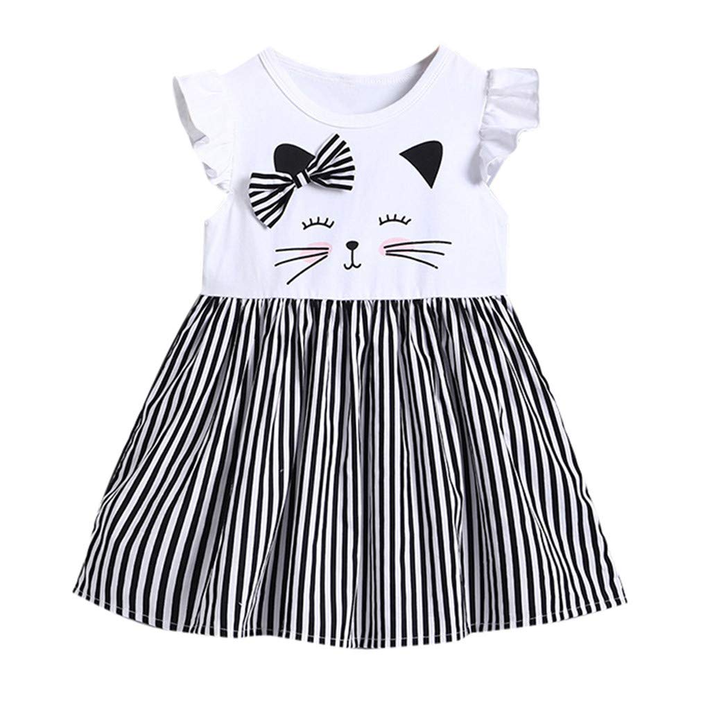 YOYORI Infant Girls' Fly Sleeve Romper Dresses - Toddler Dot Printed Tulle Princess Outfit with Headband Set | Perfect for Birthday Parties, Photo Shoots & Special Occasions