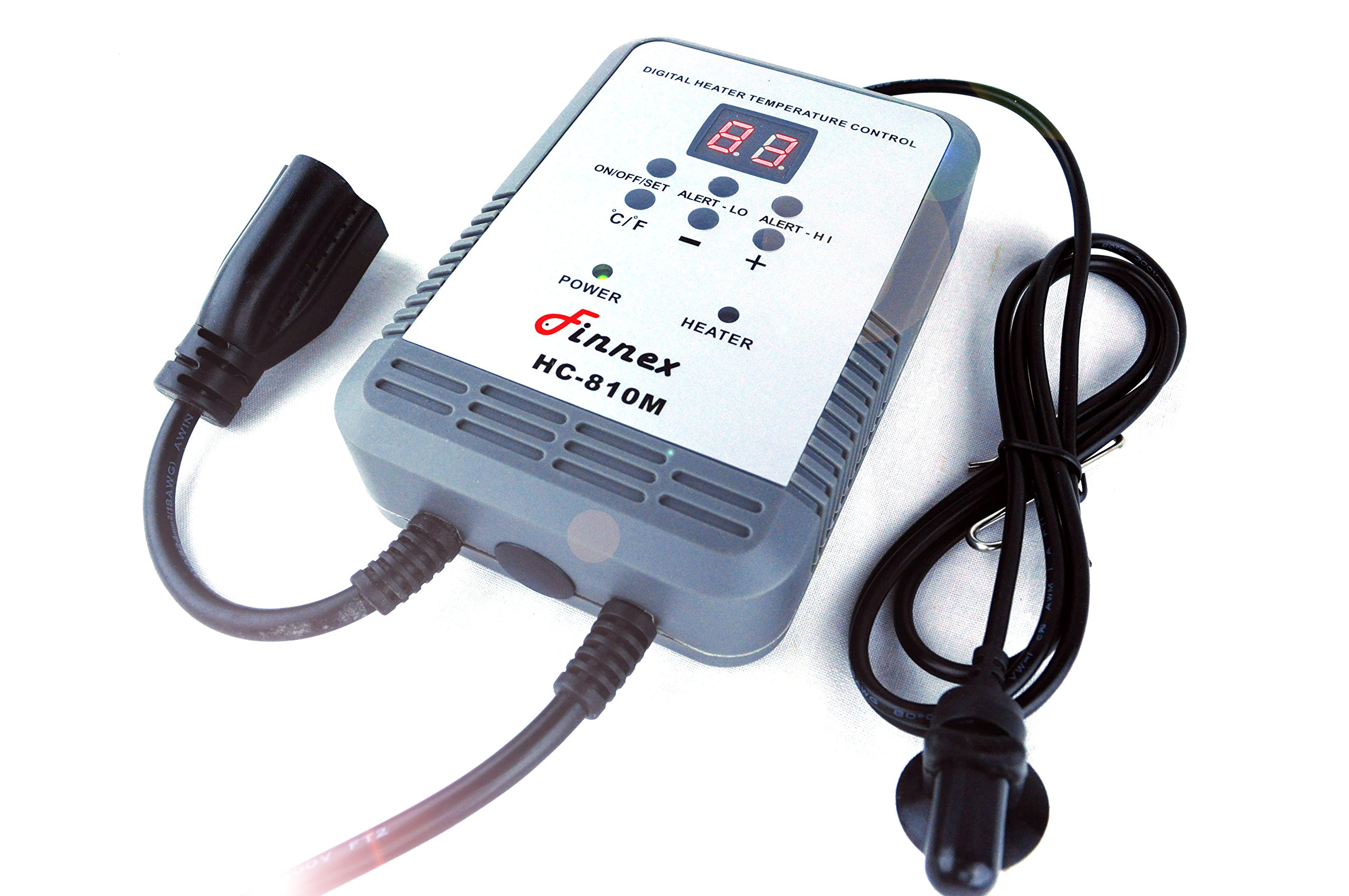 Finnex HC-810M Digital Aquarium Heater Controller - Precise Temperature Control for Fish Tanks, Saltwater & Freshwater Aquariums - Ideal for Home, Office & Aquatic Pet Stores