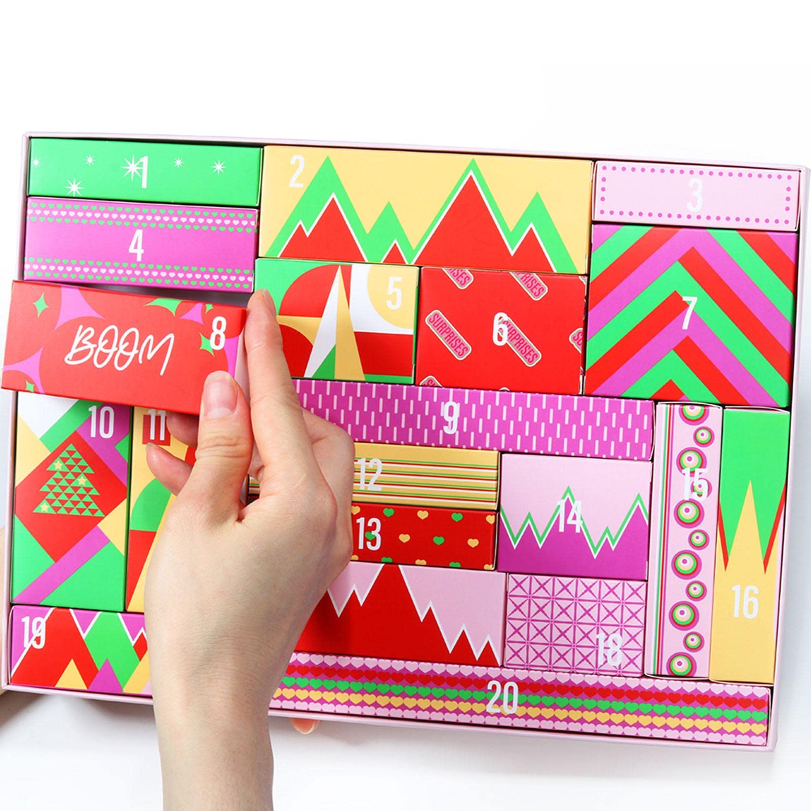 PW TOOLS 2022 Makeup Countdown Calendar - Lipstick & Eyeshadow Set for Women | Party & Gift