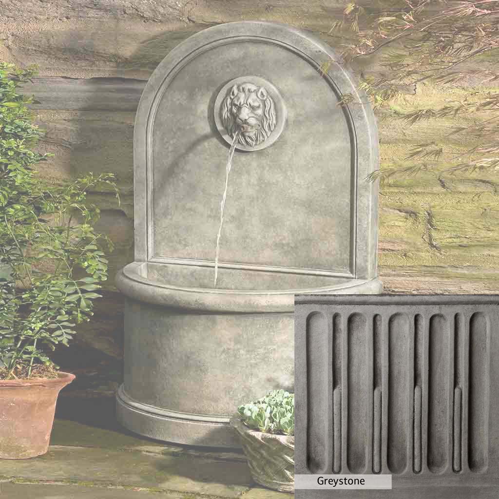 Campania International Lion Wall Fountain - Outdoor Garden Decor, Classic Roman Statue Water Feature for Patio, Yard, and Landscape Design | Perfect for Mediterranean, Tuscan, and Villa Style Gardens