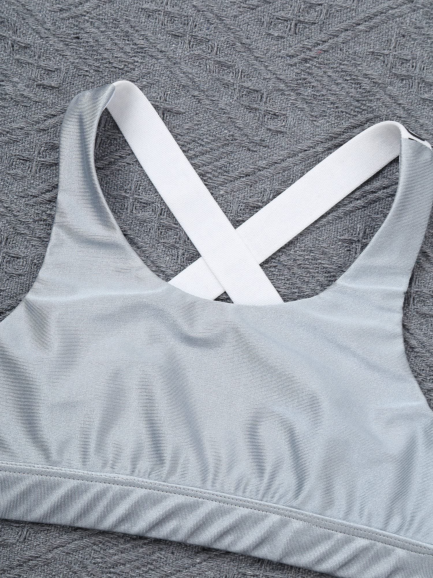 Moily Big Girls Racerback Padded Sports Bra - 2 Pack Workout Crop Top for Gymnastics, Dance, Yoga & Athletic Activities | Breathable Support for Teens & Active Women