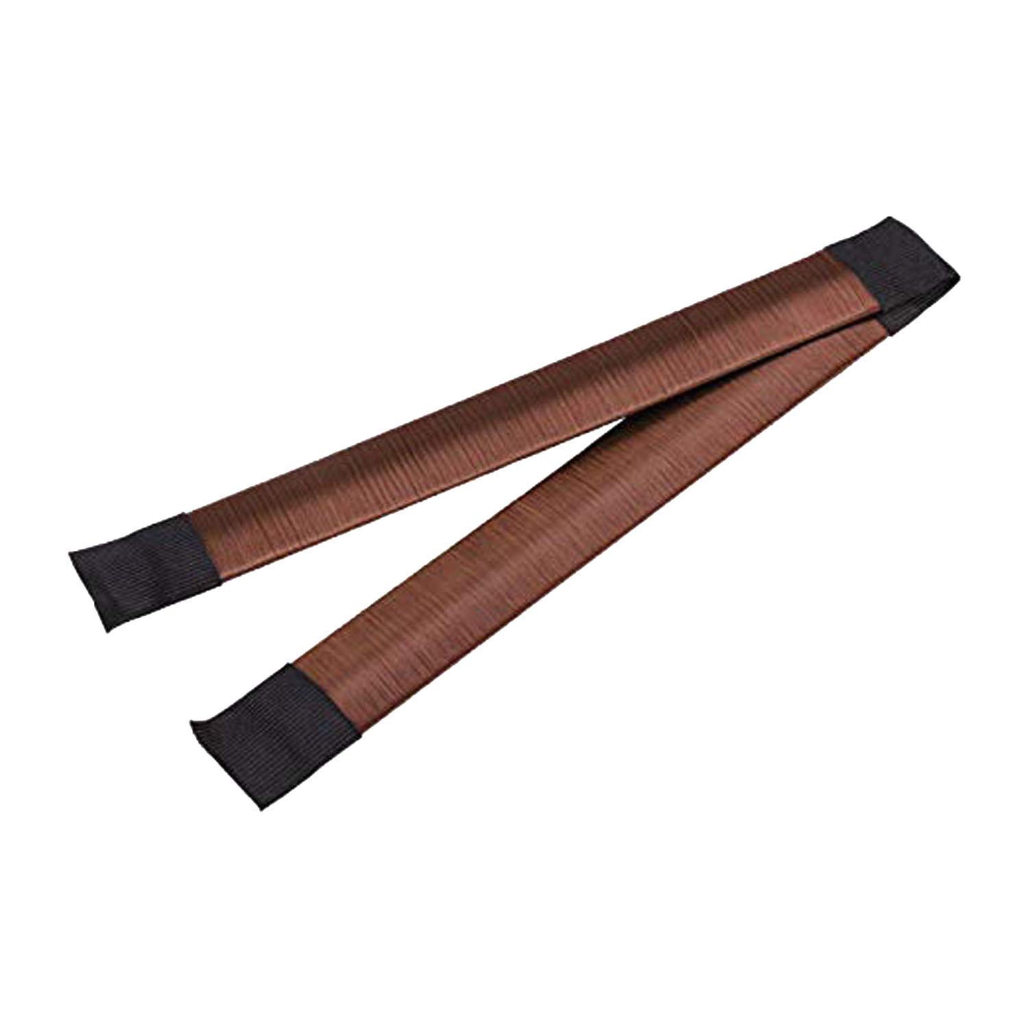 GadinFashion™ Hair Bun Maker for French Twist & Donut Bun - Brown Hair Styling Tool (Pack of 2) - Perfect for Updos, Weddings & Everyday Hairstyles