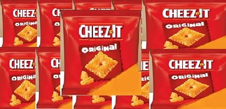 Original Cheez-It Baked Snack Crackers - 14 Pouches | Office, School & Family Snacks for Adults & Kids | Perfect for Lunchboxes, Parties & Gifts