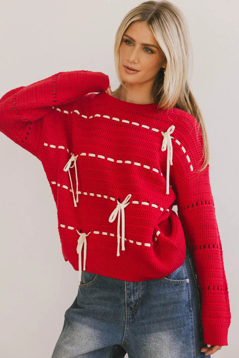 Melissa Knit Sweater Women's Cozy Pullover - Final Sale | Perfect for Fall & Winter Fashion, Casual Outfits, and Office Wear