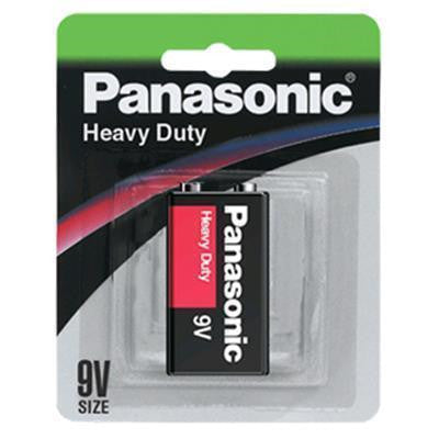 Panasonic 9V Heavy Duty Alkaline Battery for Smoke Alarms - Long Lasting Power for Home Safety & Security