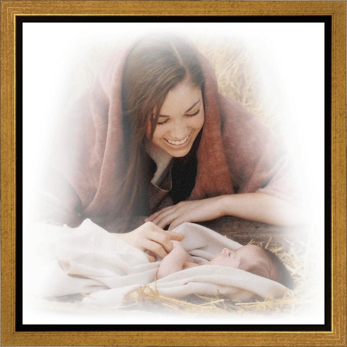 A Mother's Love White Gallery Wrap Canvas Art - Perfect for Living Room, Bedroom & Nursery Decor