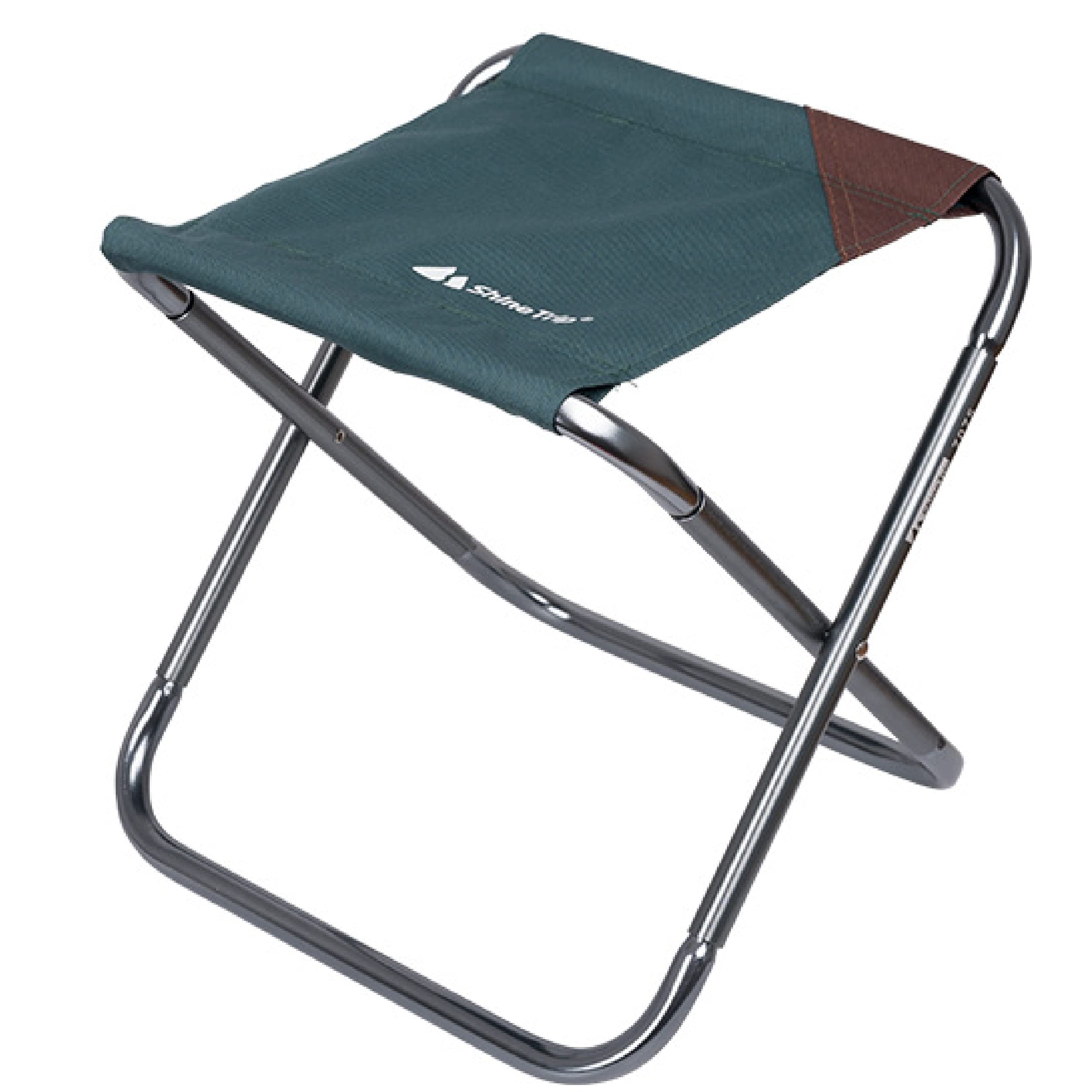 Azarxis Compact Folding Camping Stool - Portable Lightweight Collapsible Chair for Outdoor Activities, Fishing, Hiking, Beach, Garden & BBQ - Includes Carry Bag (Dark Green) - Perfect for Camping Trips, Picnics, and Backyard Relaxation