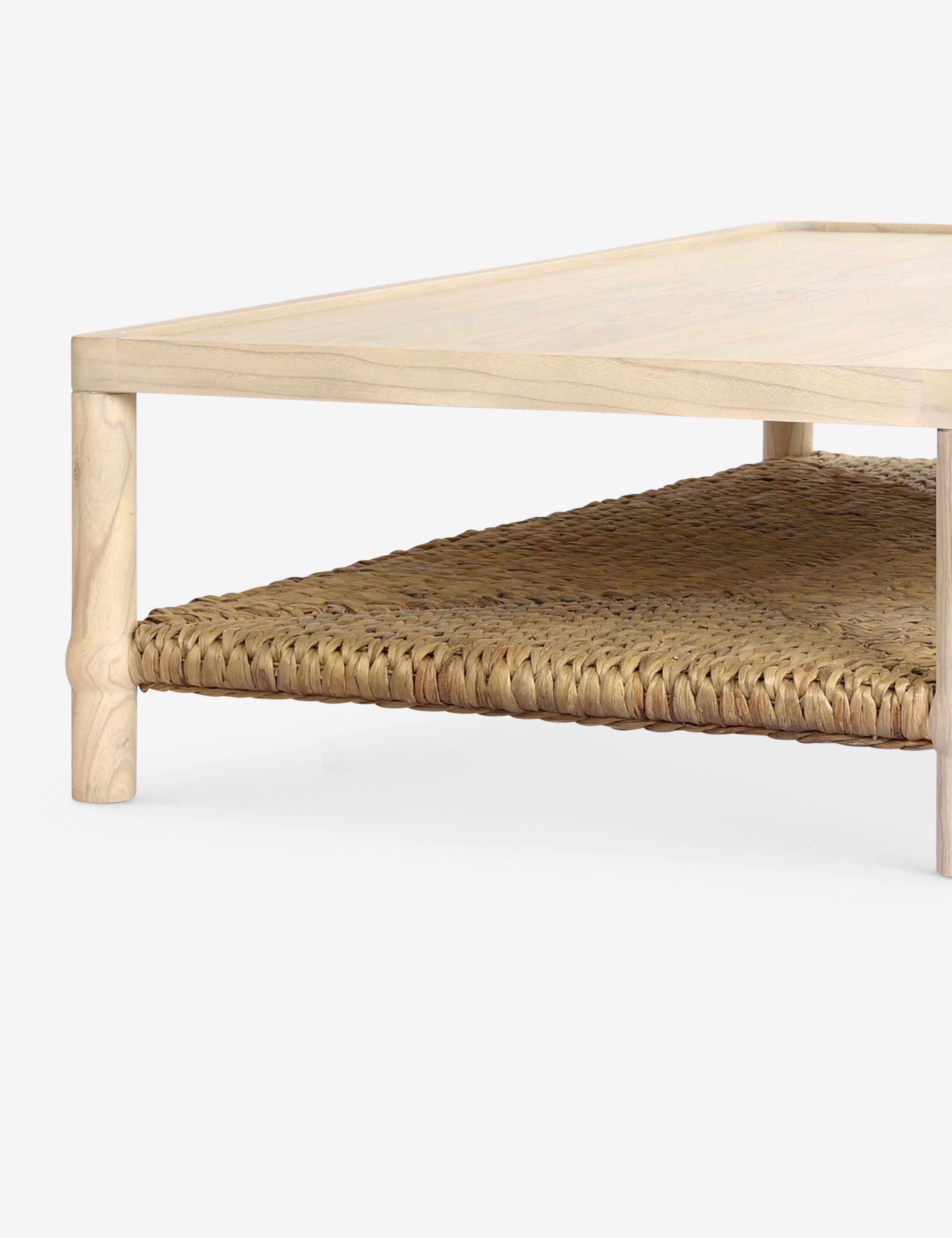 Gabriella Coffee Table by Amber Lewis x Four Hands - Modern Wooden Living Room Table for Home Decor - Perfect for Living Rooms, Lounges & Offices