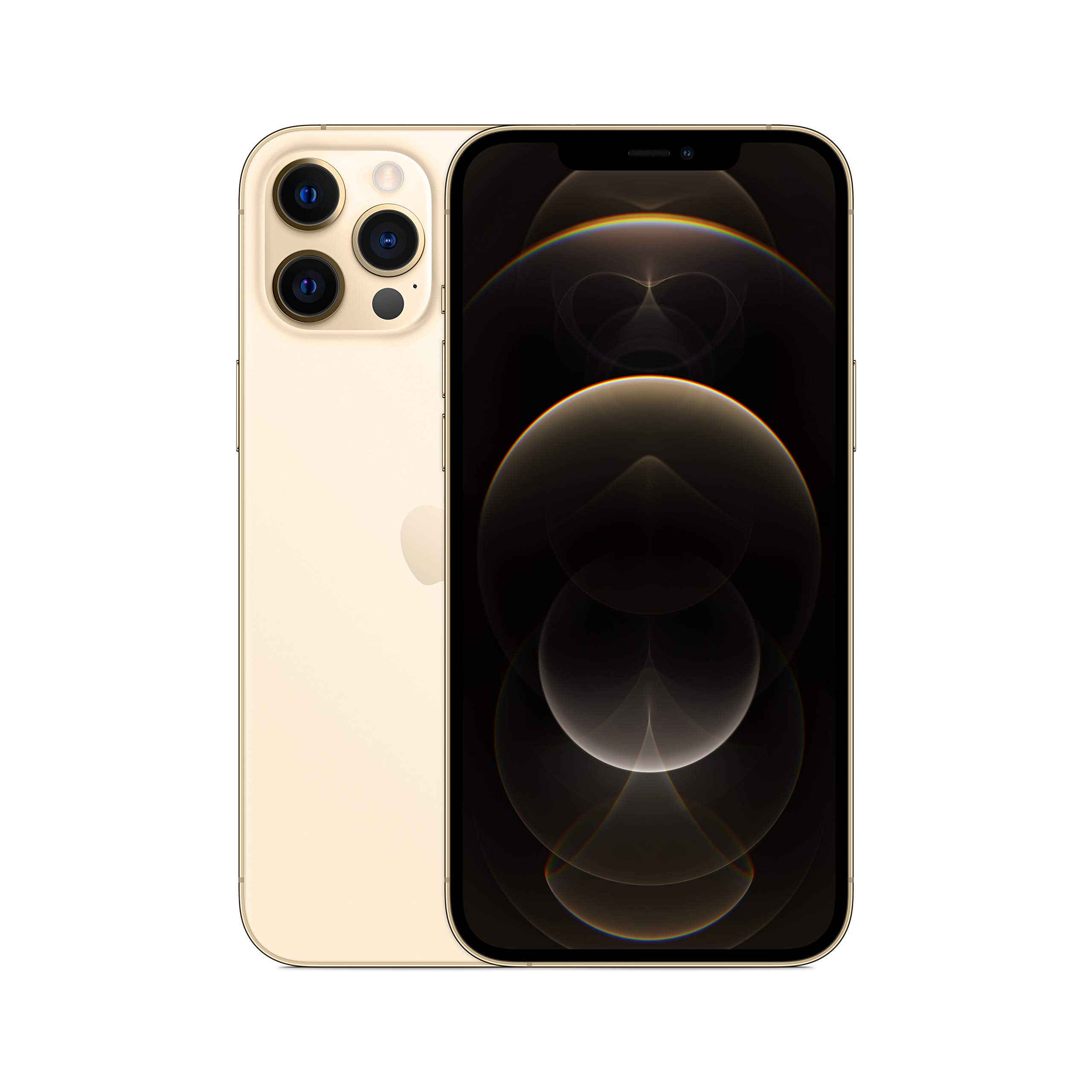Apple iPhone 12 Pro Max 128GB Gold (Renewed) - Premium Refurbished Smartphone for Work, Travel & Photography | Fast Performance & Stunning Display