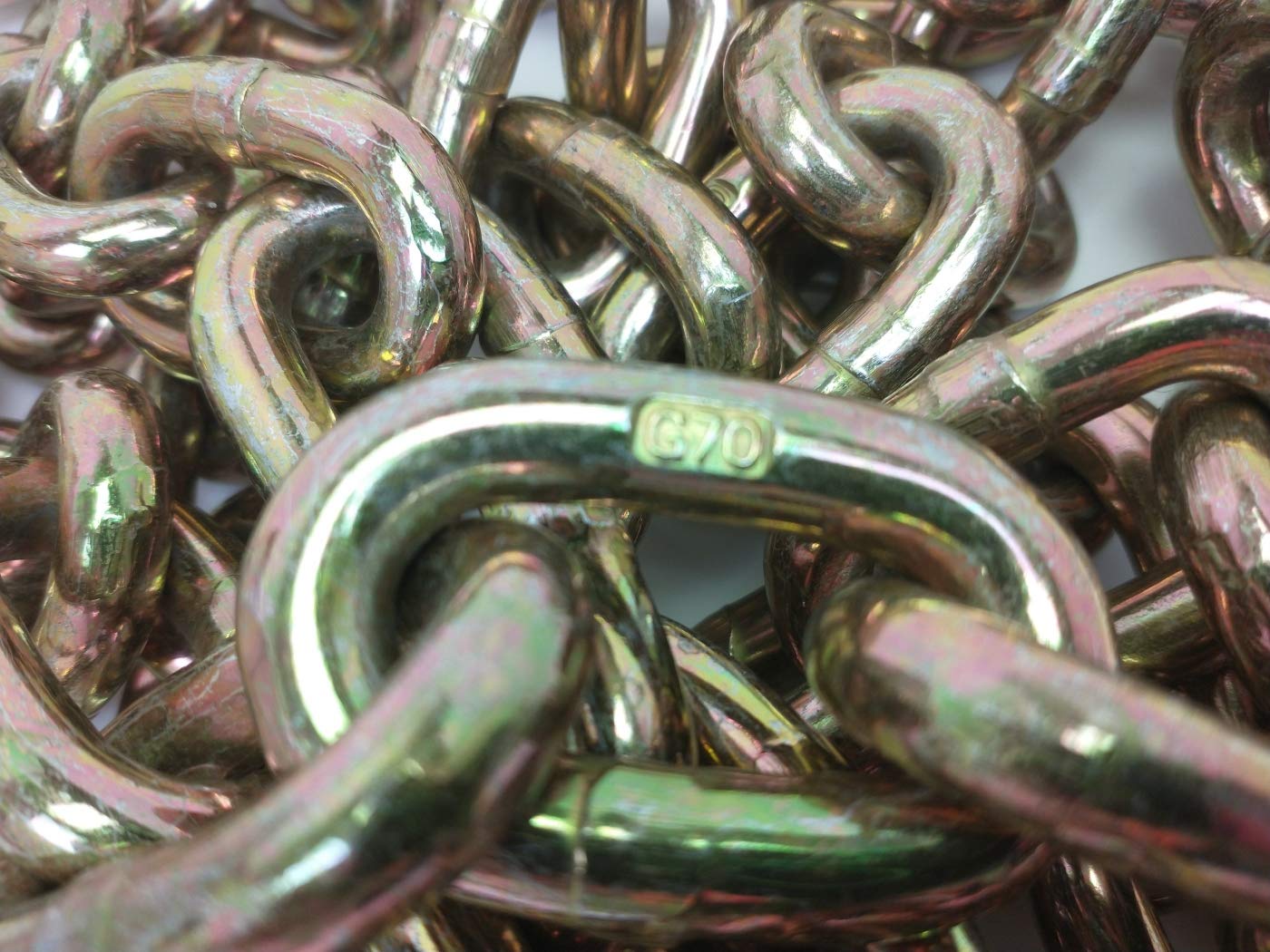 Heavy Duty Flatbed Binder Chains with Clevis Grab Hooks - 3/8