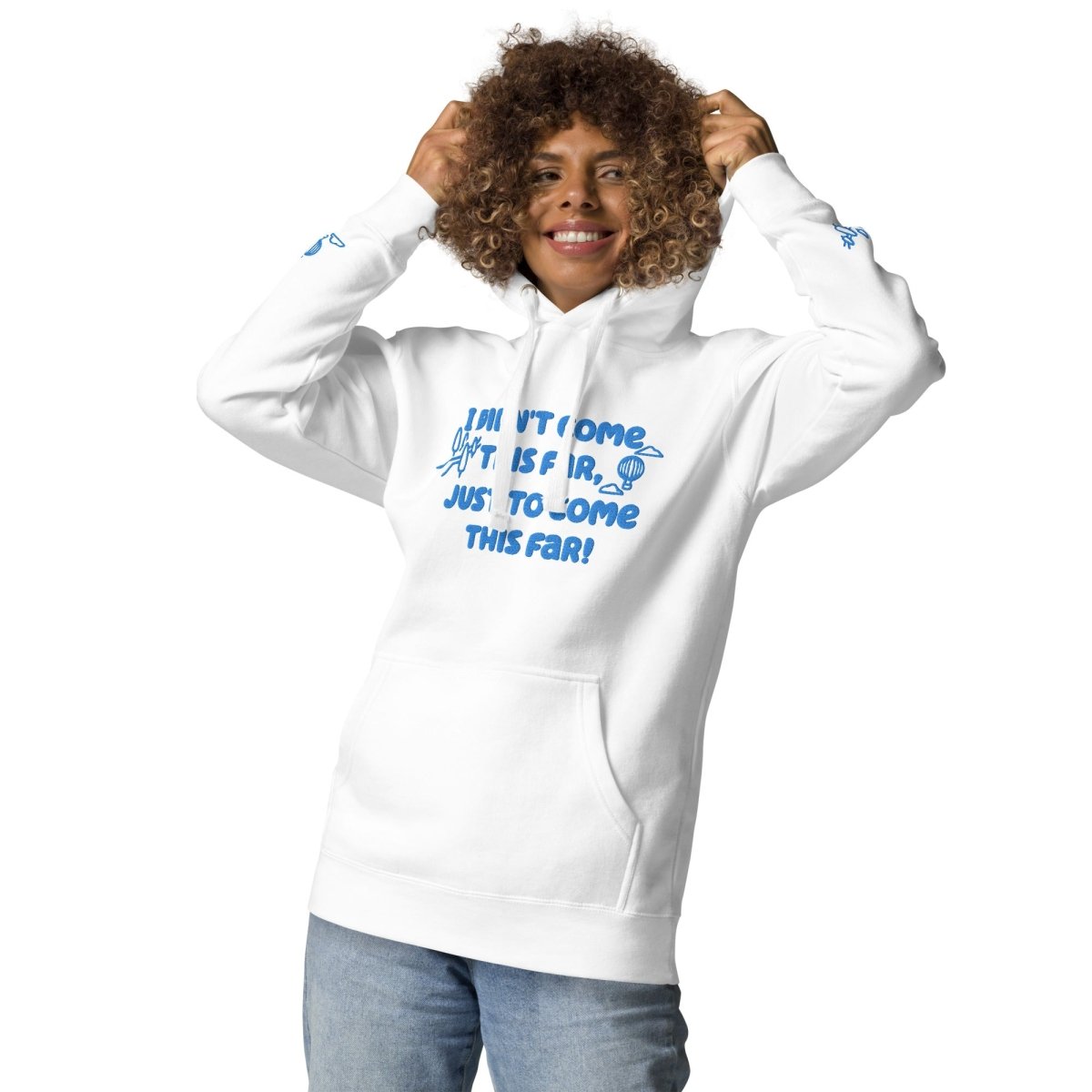 Premium Embroidered Journey Beyond Hoodie for Men & Women - Cozy Pullover Sweatshirt for Travel, Hiking & Outdoor Adventures