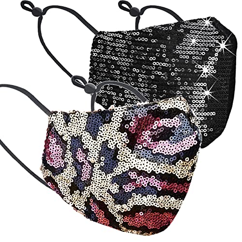 2 Mask Set - Animal Pink/Black