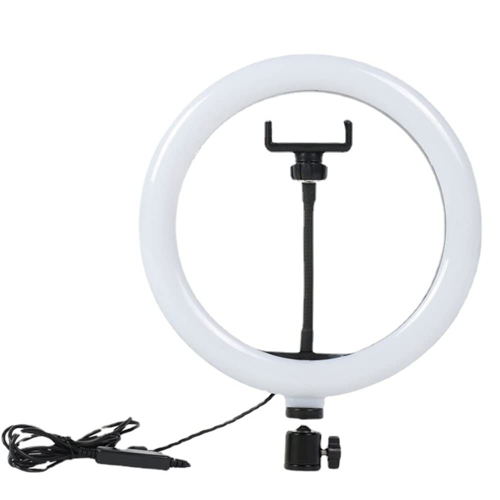YQCBA 6-inch LED Ring Fill Light for Photography, Beauty, TikTok & Live Streaming - Perfect for YouTube, Instagram, and Vlogging (White) - Enhance Your Makeup, Selfies, and Video Calls