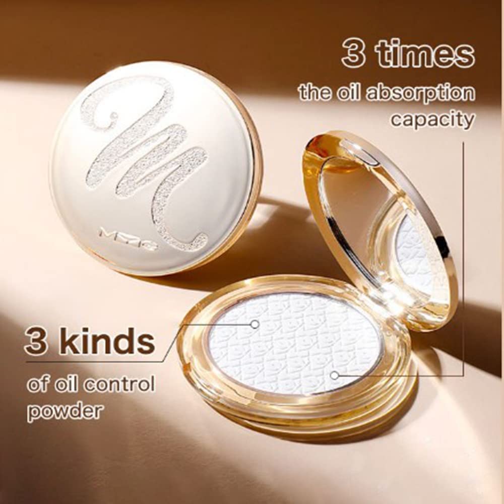 Golden Diamond Face Powder - 2023 New Long Lasting Waterproof Makeup, Oil Control Lightweight Shimmer Powder (Pearlescent) for Flawless Glow | Perfect for Daily Wear, Parties & Photography