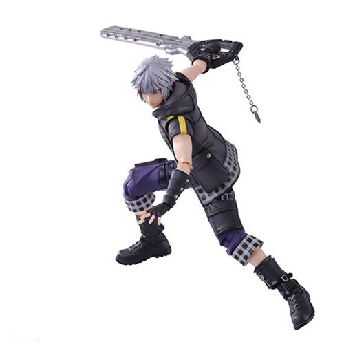 Bring Arts Kingdom Hearts III Riku Action Figure by Square Enix - Collectible Anime Character Model for Display & Gaming Fans