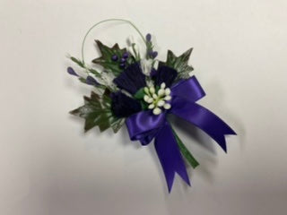 Heather Purple Ribbon for Buttonholes - Elegant Wedding Bouquet Accessory & DIY Craft Supplies for Bridal Bouquets, Corsages, and Floral Arrangements