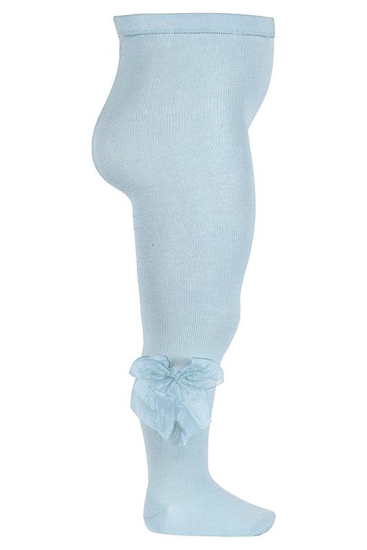 Adorable Baby Blue Tulle Bow Tights for Girls - Soft & Comfortable Toddler Leggings - Perfect for Birthday Parties, Photo Shoots & Special Occasions