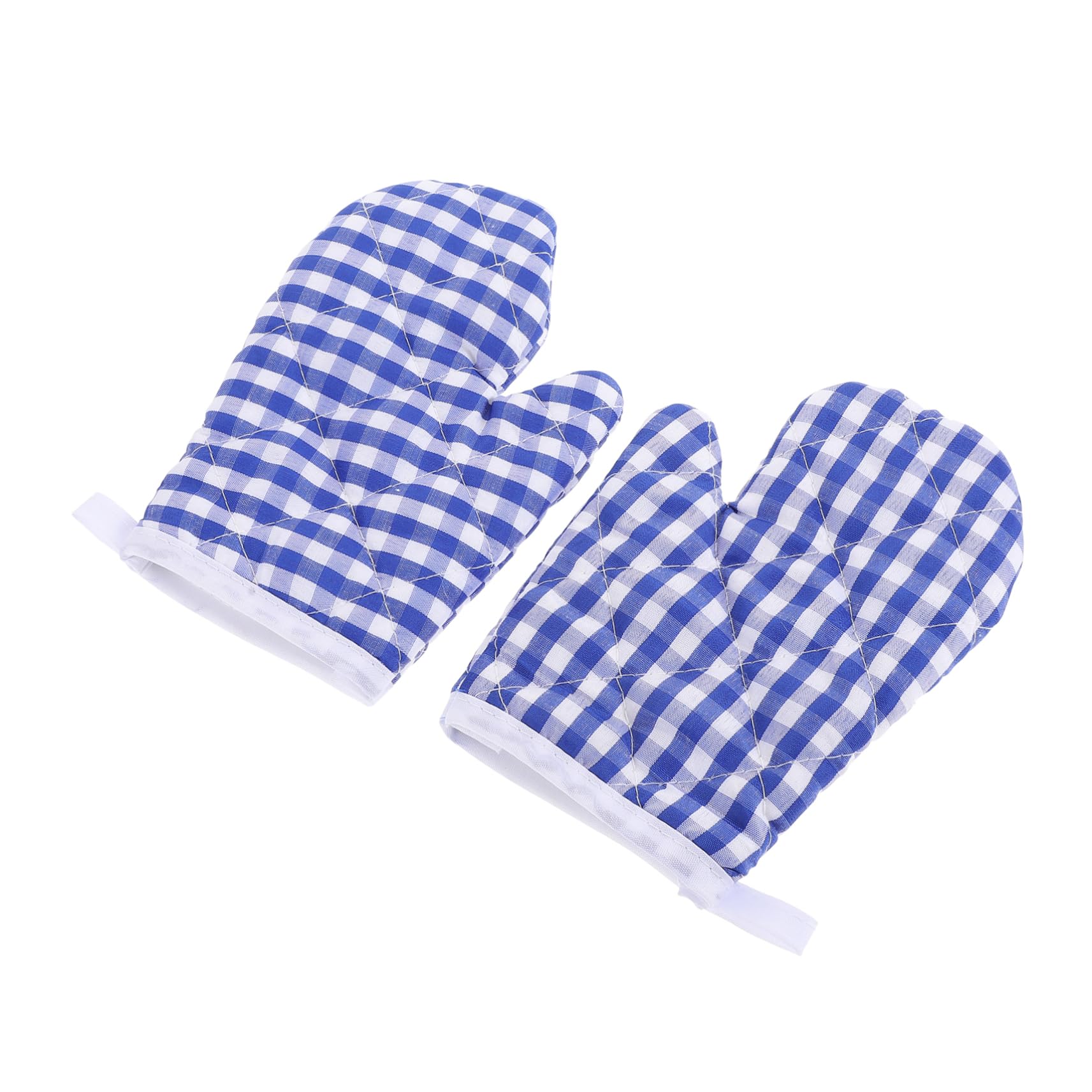 2Pcs Heat Resistant Baking Gloves - Oven Mitts for Cooking, Baking & Microwave Use - Farmhouse & Restaurant Kitchen Essentials (Dark Blue) - Perfect for Baking, Grilling & Handling Hot Dishes Safely