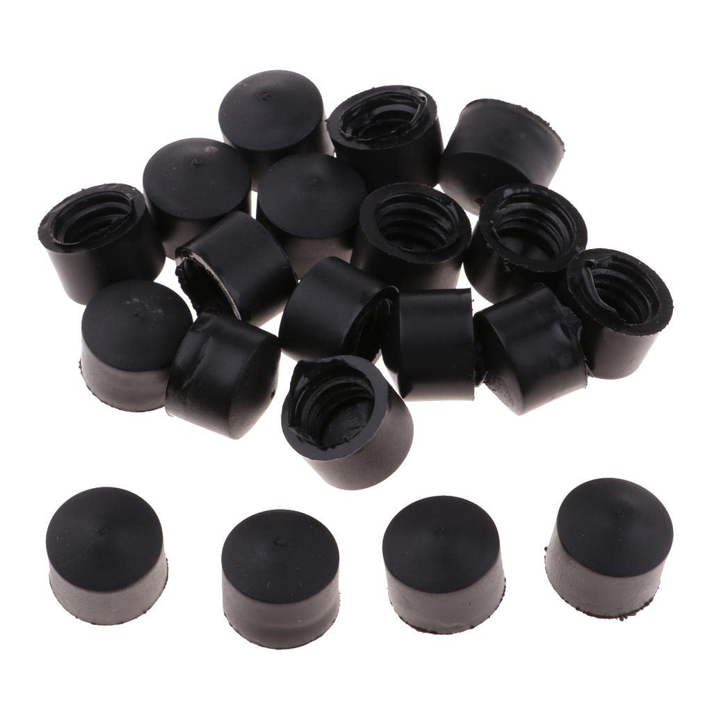 Fancyes 20pcs Type 2 Skateboard Longboard Truck Replacement Cups - Durable Bearing Protectors for Smooth Riding | Perfect for Street, Park & Cruising Skateboards