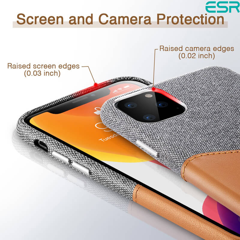ESR iPhone 11 Pro Max Case with Metro Wallet - Slim Protective Cover for iPhone 11 Pro Max | RFID Blocking | Premium Black Leather | Perfect for Work, Travel & Everyday Use