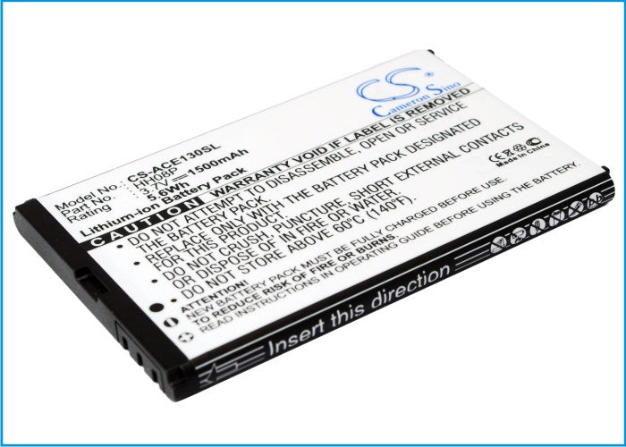 Original Acer beTouch E130/E140 Replacement Battery - High Capacity 1500mAh Li-ion Battery for Acer beTouch E130, E130 B, E140 Smartphones - Perfect for Travel, Business & Daily Use