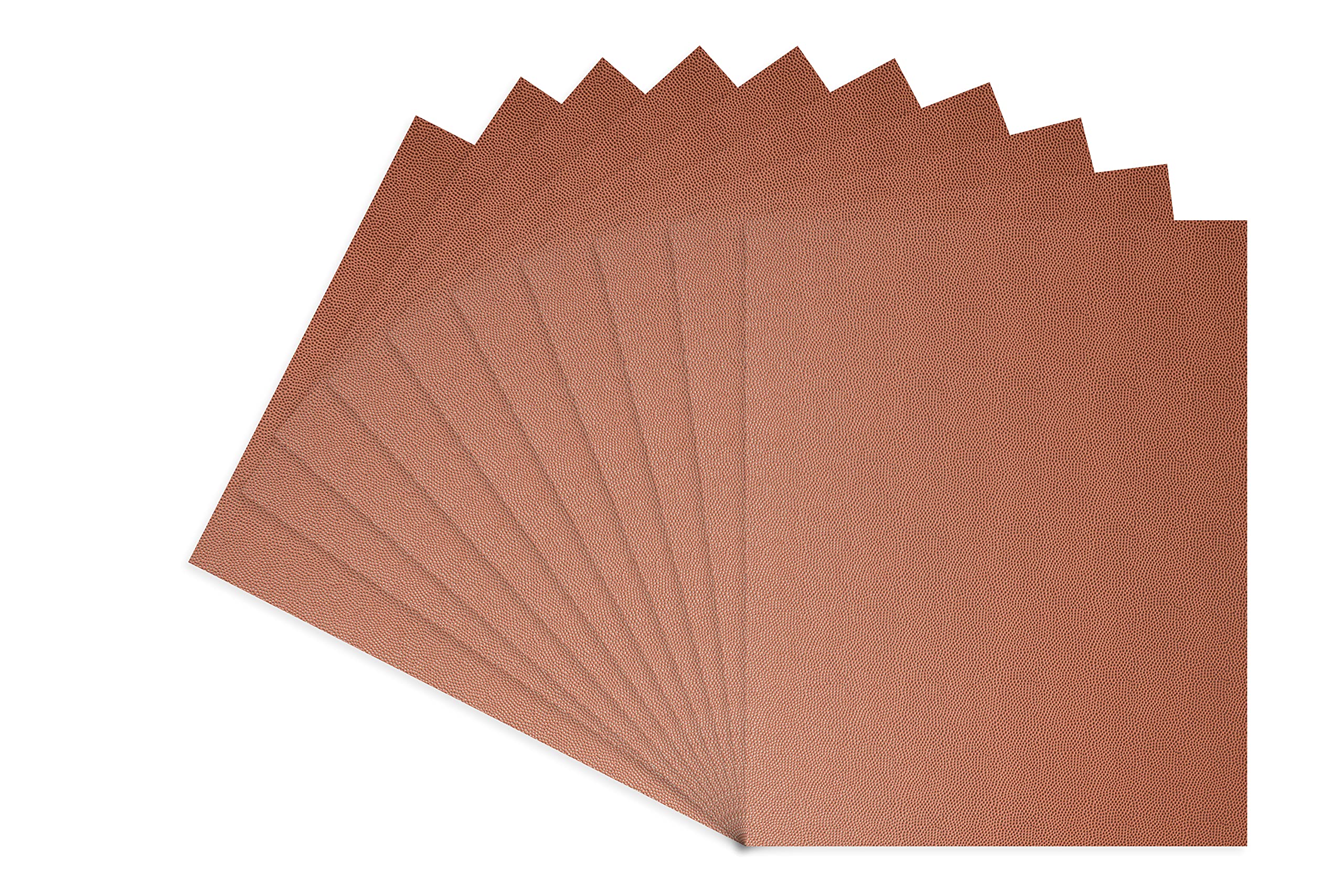 CountryArtHouse Acid-Free 11x14 Football Texture Backing Board - 10 Uncut Photo Mat Sheets for Framing Sports Memorabilia & Team Photos