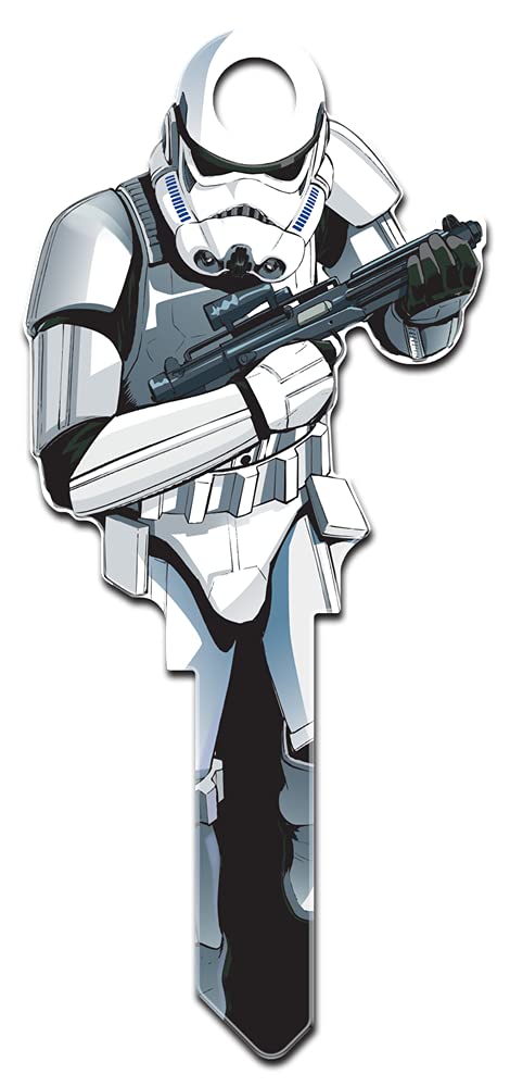 SC1 Key Blanks - Stormtrooper Full Body Design for Key Duplication - Perfect for Key Cutting, Home Security, and Star Wars Fans