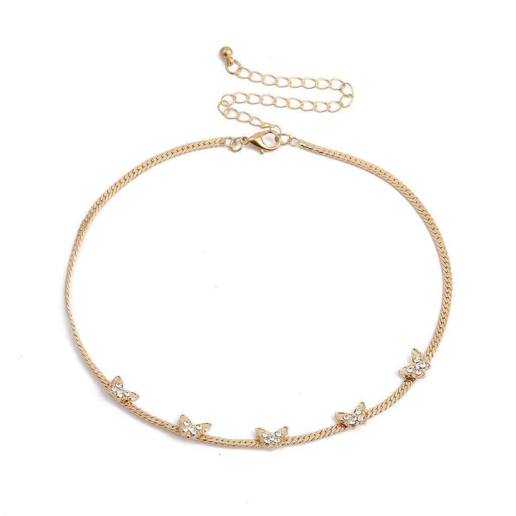 Elegant Gold Vintage Chain Necklace for Women - Animal & Disc Pendant Clavicle Jewelry, Perfect Gift for Birthday, Anniversary & Special Occasions