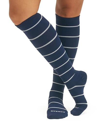 Navy/Sand Stripe