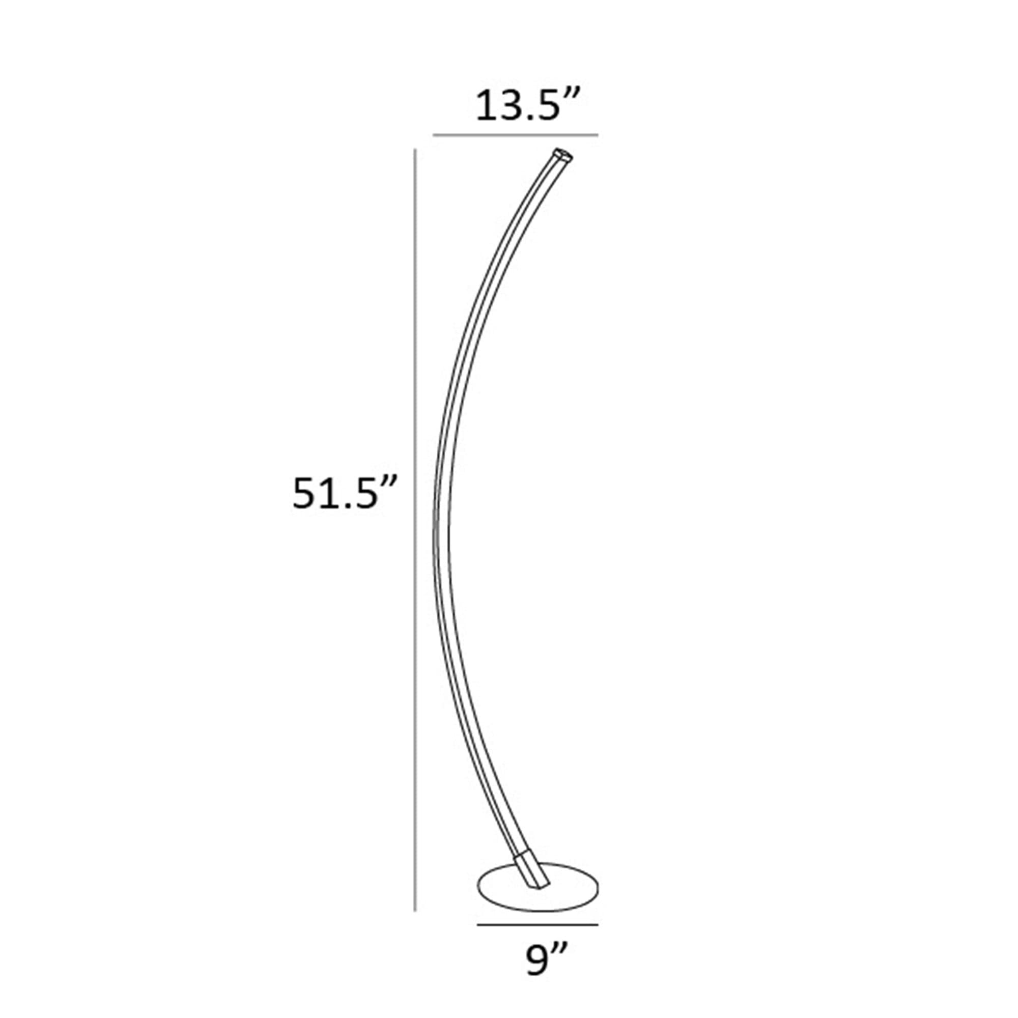 Lite Source LED Floor Lamp - 30W Black Modern Standing Light for Living Room, Bedroom & Office (Model LS-83560BLK) | Energy Efficient Lighting Solution for Home Decor & Workspaces