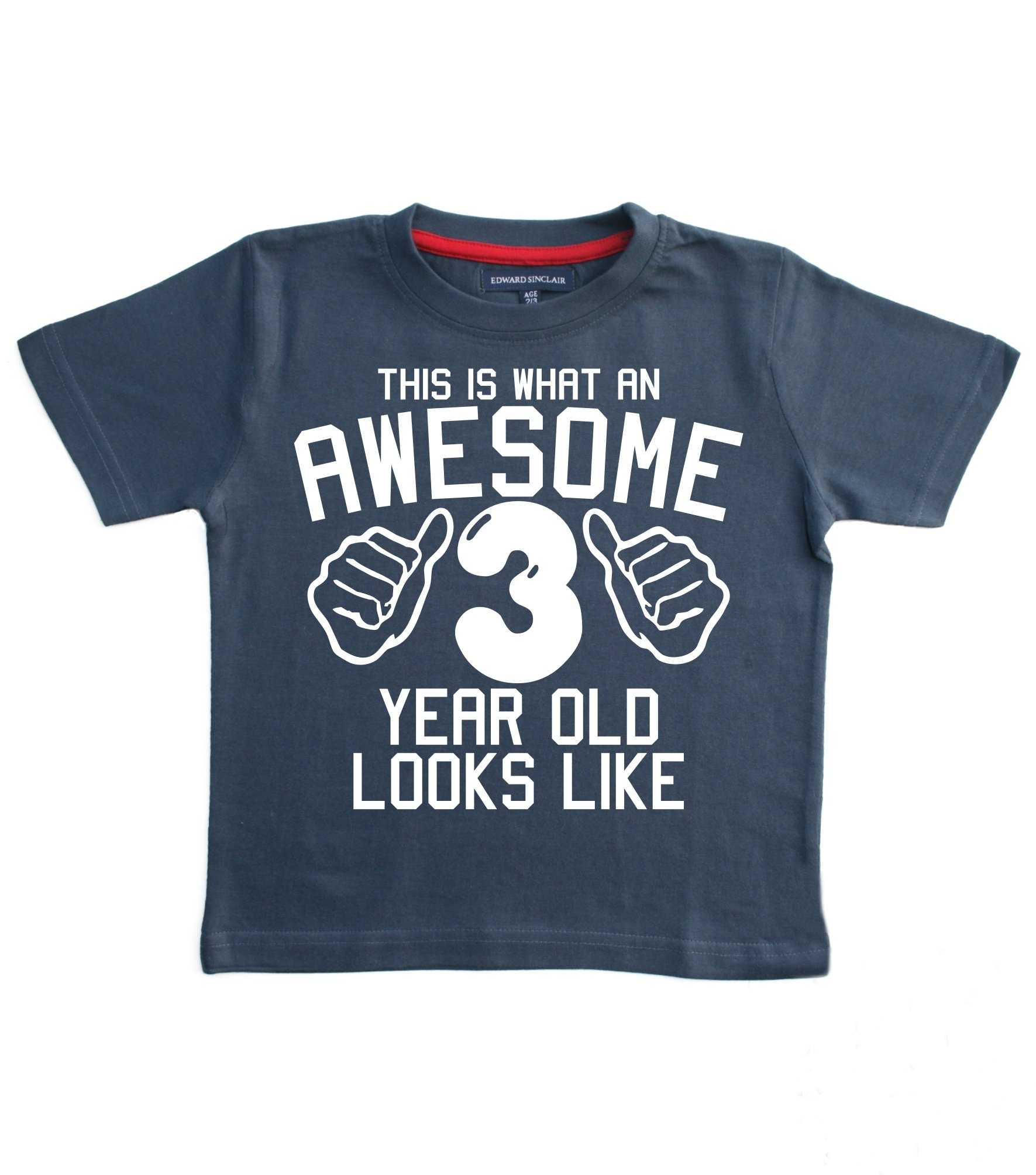 Edward Sinclair Little Boys' Awesome Look T-Shirt - Cool Graphic Tee for Casual Wear, Playdates & Everyday Outfits