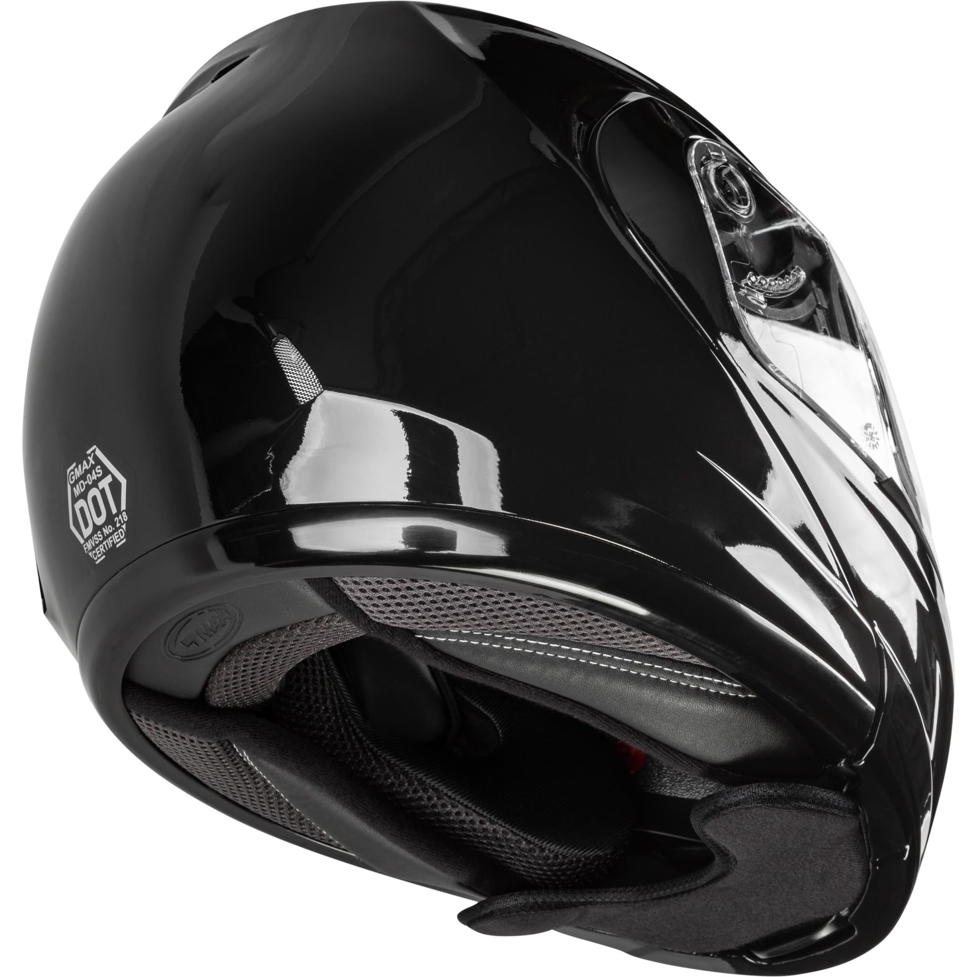 GMAX MD-04S Modular Snow Helmet with Electric Shield - Black, Medium - Winter Sports & Snowmobile Riding Gear for Cold Weather Protection