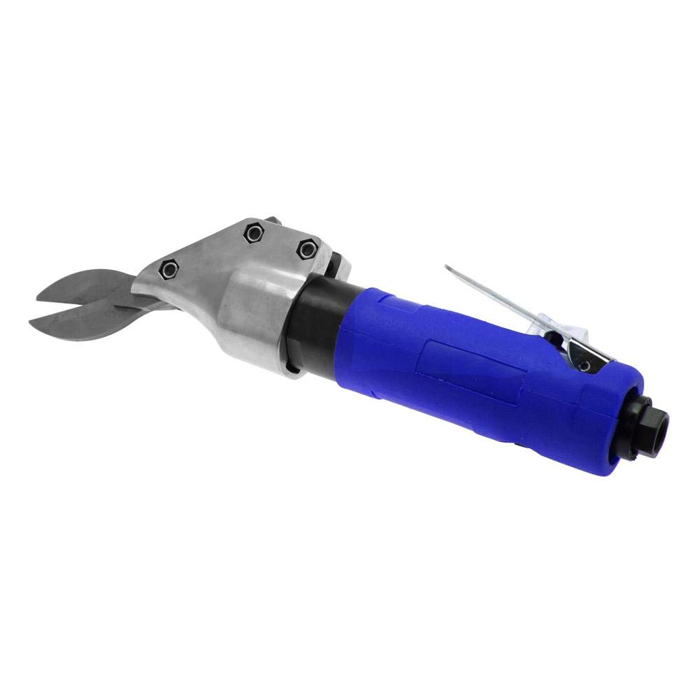 ZJchao Straight Pneumatic Air Scissors - Handheld Air Cutting Tool for Plastic, Stainless Steel Wires & More (Blue) | Ideal for DIY Projects, Metal Fabrication & Industrial Cutting Tasks