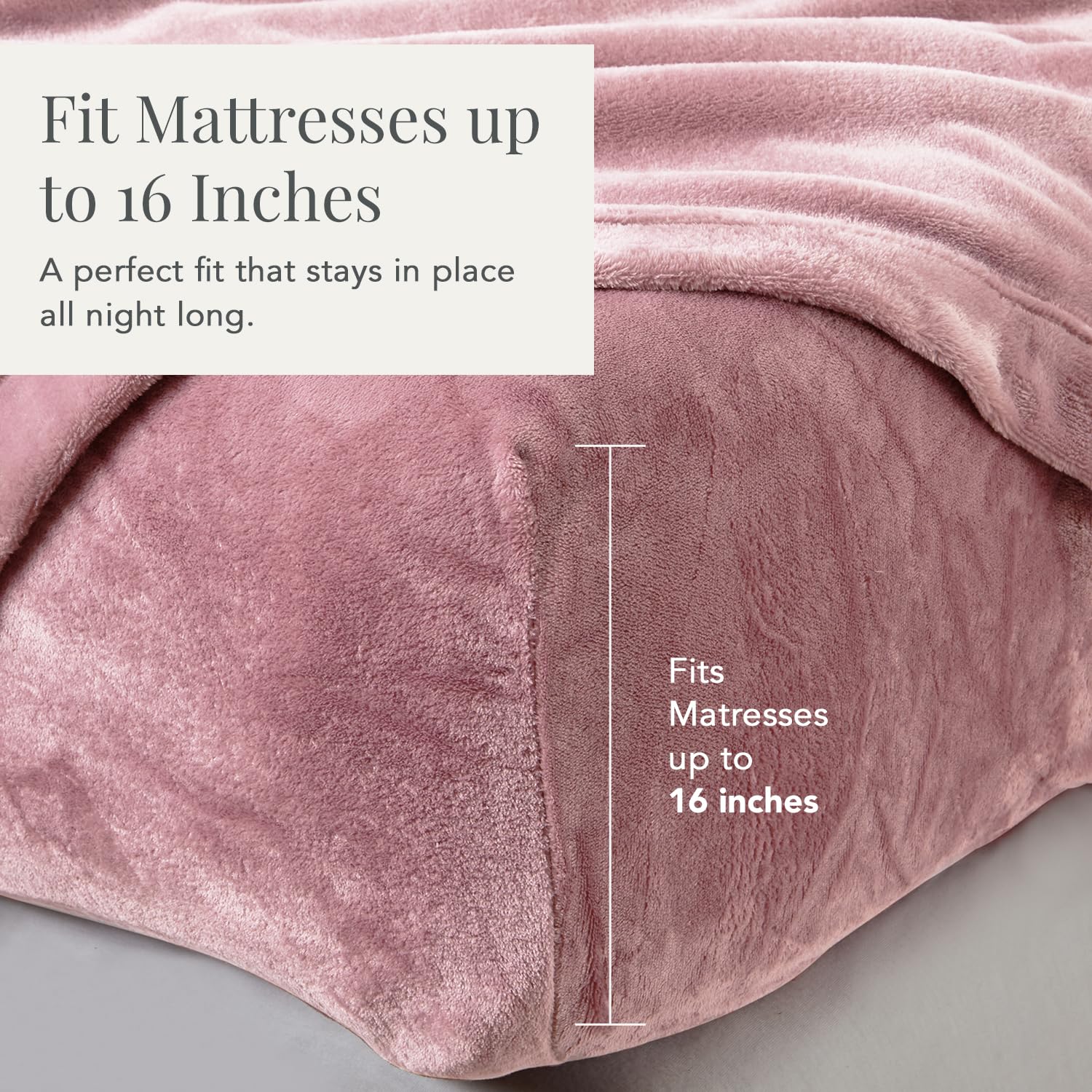Ultra Soft Micro Fleece Sheets Set with Extra Deep Pockets - Queen Size Velvet Plush Bedding for Winter Warmth | Tribeca Collection in Ultimate Pink | Perfect for Cold Nights, Cozy Bedrooms & Guest Rooms
