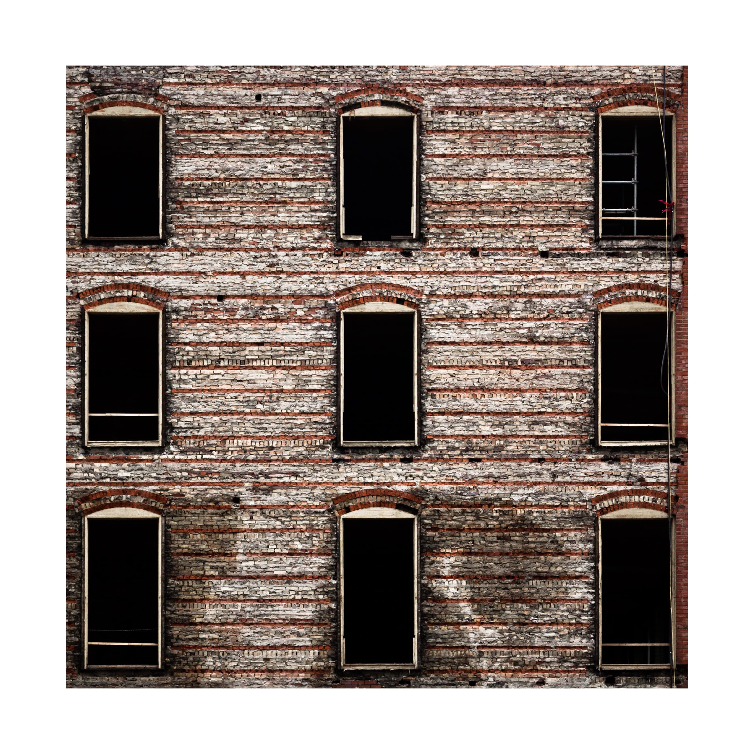 Brian Carson 'Geometry No 14 Color Version' Abstract Canvas Wall Art - Modern Home Decor for Living Room, Bedroom & Office