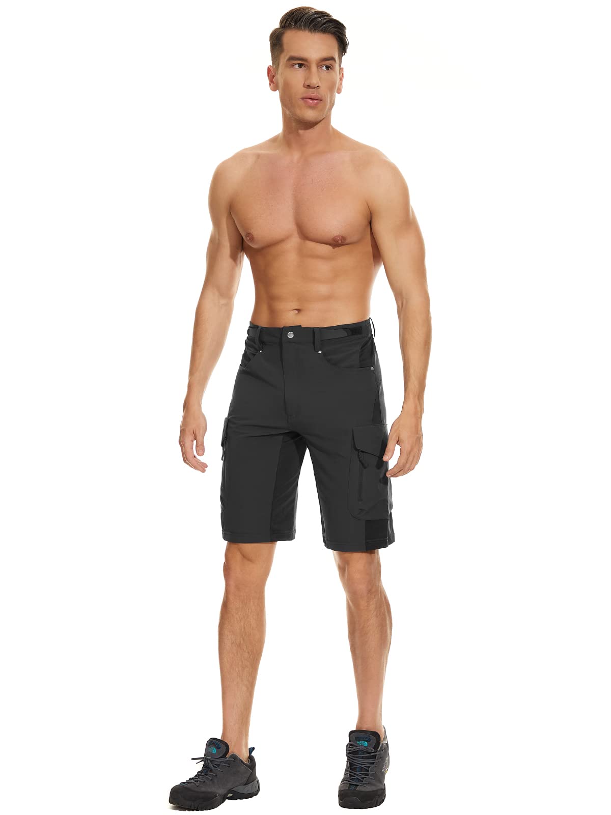 Cycorld Men's Mountain Bike Shorts for Cycling & Hiking - Outdoor Cargo Shorts