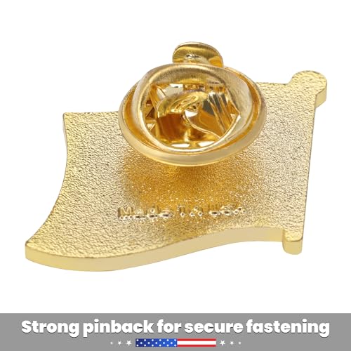 Gold waved pin-10 pack
