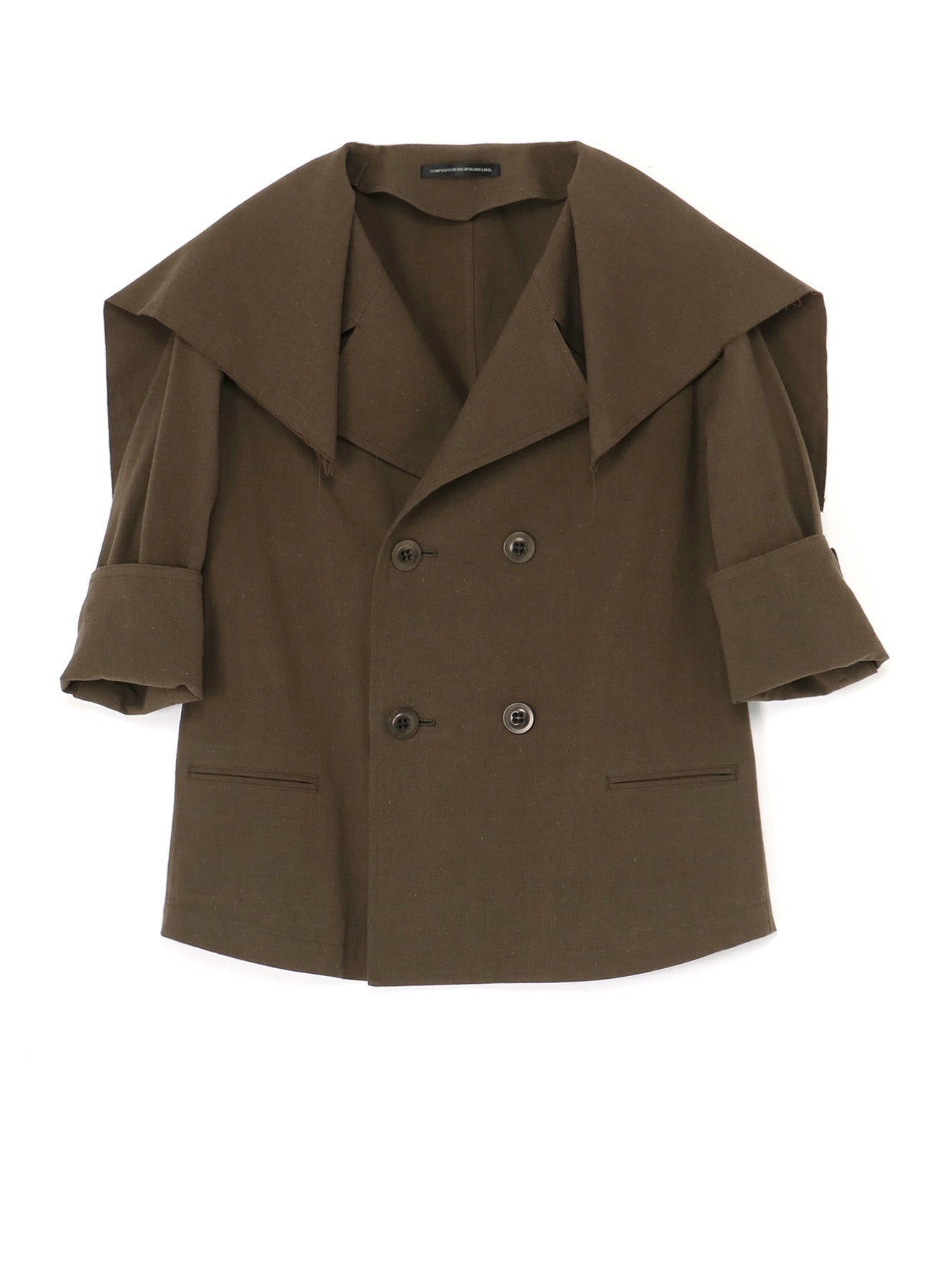 Cotton Flax Poplin Sailor Collar Jacket - Lightweight Summer Blazer for Women - Perfect for Office Wear, Casual Outings & Beach Cover-Up