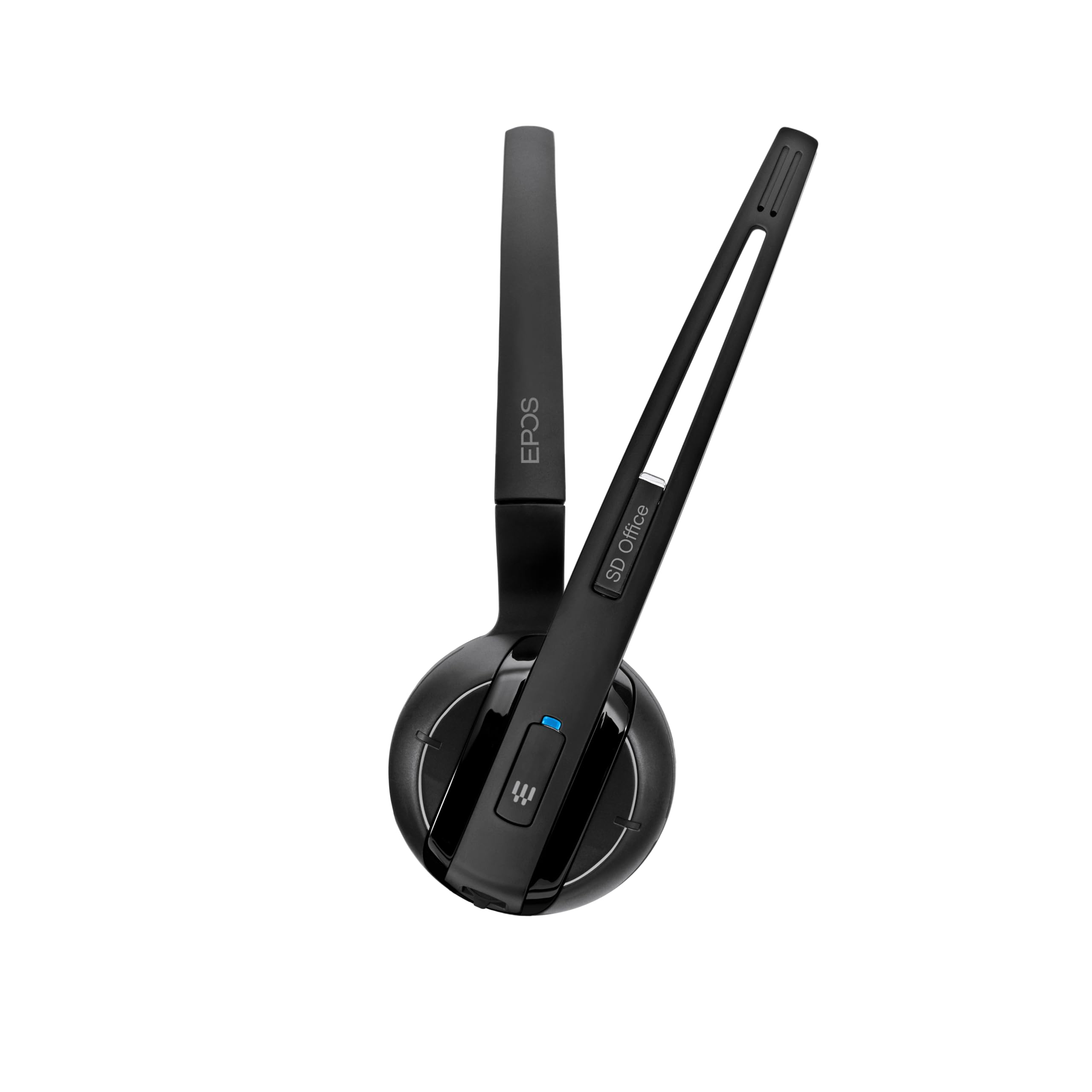 Sennheiser SD Office ML (506009) Wireless Headset - Single-Sided DECT Headset with Noise-Cancelling Mic for Desk Phone & Skype for Business, Adjustable Wearing Styles (Black) - Perfect for Office, Call Centers & Remote Work